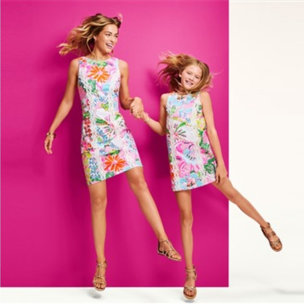 BLOGGERS’ FAVE! NWOT LILLY PULITZER for TARGET Nosey Posey Shift Mini Dress, 6